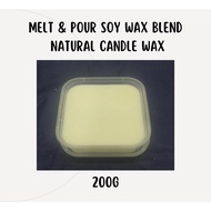 200g Melt & Pour Soy Palm Wax Blend Candle Wax - For candle Making, DIY Candle, Handmade candle