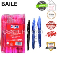 BAILE Ball Pen Economy Low Cost Retractable Ball Pen 0.7mm 1 BOX