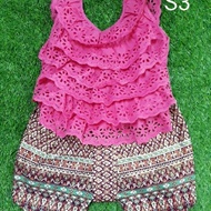 Thai Traditional Dress Dan Size S 1 And A Half-3 Years Old