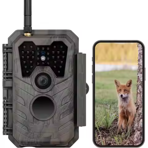 64MP 1296p Trail Camera P90 Pro - WiFi/Bluetooth Enabled, 120° Wide-Angle Night Vision, Waterproof, 