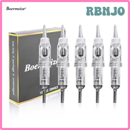 RBNJO เข็มสักคิ้วไมโครเบลดดิ้งใช้แล้วทิ้ง1R 5R 3R 3RS 5RS 3F 5F ตลับหมึกแต่งหน้าถาวรฆ่าเชื้อสำลีพันก