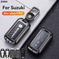 ZOBIG 2025 Key Fob Cover for SUZUKI Car Key Case Shell with Keychain Fit For SUZUKI Swift SX4S Cross