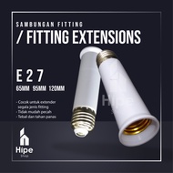 E27 Lamp Connection Fitting Socket Socket Extension Bulb Holder Downlight Lamp Holder Adapter E27 to