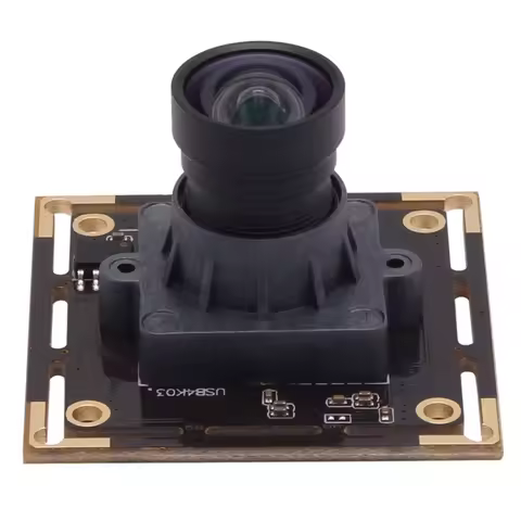 ELP 4K M12 Fisheye Wide Angle Lens 180 Deg Mini USB Webcam Camera IMX415 UVC USB2.0 Connector Free D