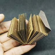 Kitab Stambul Alquran Mini Coklat Antik Model Kuno Lawas