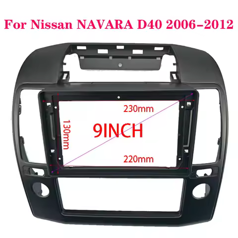 9 Inch Car Radio Fascias For Nissan NAVARA D40 2006-2012 Stereo Head Unit Android MP5 GPS Video Play