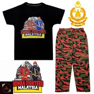 (7Y-12Y) NR CAREER UNIFORM FULL PRINT- Pyjamas Sleepwear Boys Baju Tidur Askar Paskal  Budak Kanak-Kanak Lelaki Sedondon