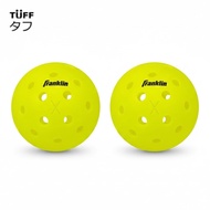 TUFF Franklin X-40 Outdoor Pickleball Ball Durable USAPA Approved Training Ball ( 2 pcs )