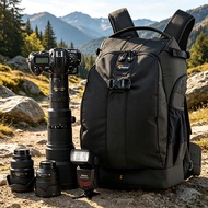 Lowepro Camera Bag Flipside 500 AW DSLR Camera Big Capacity Photography Backpack