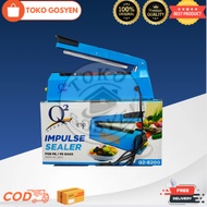 MESIN Impulse Sealer Plastic Press Tool 20cm Q2-8200 Food Packaging Sealing Machine - Tight & Durabl