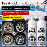 Car Tire Care Tire Shine Maintenance Conditioner Plastic Tire Wax AntiAging Blackening Tire Shine