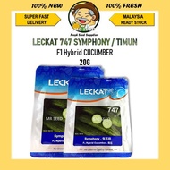 20G LECKAT 747 TIMUN JENIS PUTIH / SYMPHONY CUCUMBER LECKAT PREMIUM F1 HYBRID SEED GWG BIJI BENIH