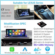 For Lexus CT 200 200h 2011-2019 Qualcomm Chips Android 13 Car Navigation GPS Multimedia Carplay Auto