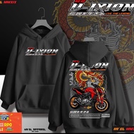 JUMBO HOODIE JACKET ML XL 2XL 3XL 4XL 5XL 6XL HOODIE OVERSIZE MEN'S HOODIE SIZE SUNMORI RIDER VIXION