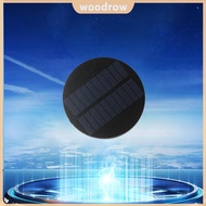 0.35W 5V Solar Battery Charger 70mm Solar Charging Panel for Camping Hiking Backpacking [Woodrow.sg]