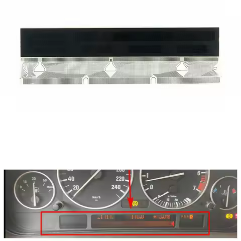 LCD Display Screen For BMW E38 E39 E53 Dashboard Instrument Cluster Pixel Repairing Auto Replacement