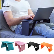 CUK-Laptop Stand Space-saving Foldable Computer Support Stand Adjustable Small Laptop Desk for Home