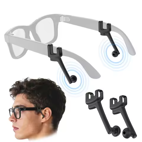 Smart Glasses Sound Enhancers Durable Silicone Audio Enhancers Compatible with Meta Skyler/Headliner