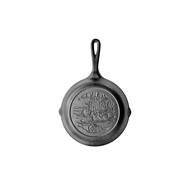 Lodge Lodge U.S. Imported Uncoated Cast Iron Small Frying Pan Household Frying Pan Animal Pattern St