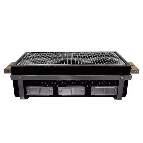 23 Inch Kamado Ceramic Bbq Grill Japanese Hibachi Grill for Camping/Indoor Charcoal Barbecue Yakitor
