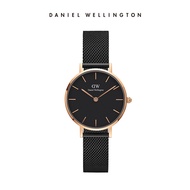 Jam Tangan Wanita Daniel Wellington Petite Mesh Watch Ashfield Black Black - Jam Tangan Daniel Welli