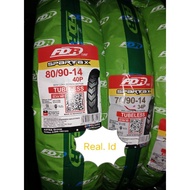 FDR Spartax tubeless motorcycle tires front/ rear (70/90-14, 80/90-14, 90/90-14) for BEAT/esp/f1/pop