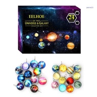 【SUIT*】 Planet Blind Box Countdown 24 Days Christmas  Blind Box Christmas Countdown 24 Days Plastic 