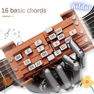 HILDAR Acoustic Guitar Chord Presser, Portable Guitar Learning Tools Guitar Teaching Presser, Gifts 