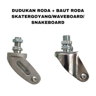 Wheel Mount+SKATERGOYANG Wheel Bolt/WAVEBOARD/SNAKEBOARD