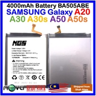 ORIGINAL NGS 4000mAh Battery EB-BA505ABU Fit For SAMSUNG Galaxy A20 / SAMSUNG A30 / SAMSUNG A30s / S
