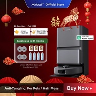 [ NEW 2025 ] Airbot L50 Master | Robot Vacuum 23,000Pa | Mijia APP | Mop Arm Extension | Anti-tangli