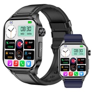 ET580 Smart Watch Bluetooth Call AMOLED Pingxin Electric Blood Sugar Heart Rate Body Temperature Mon