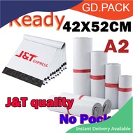 Ready 42x52cm 100PCS A2 j&t Courier Bag Without Pocket Packaging Plastic BagCourier Bag 快递袋