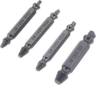 MAODOXIANG 3D Printer Accessories 4Pcs HSS4341 Damaged Screw Extractor Drill Bits Guide Set Broken S