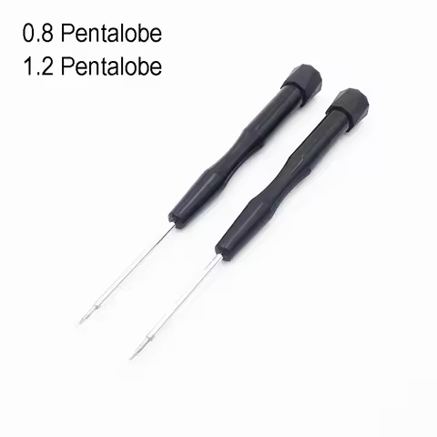 142mm Black Plastic Rotatable Handle Screwdriver Torx Key T4 T5 T6 0.8 1.2 Pentalobe 1.5 Phillips 2.