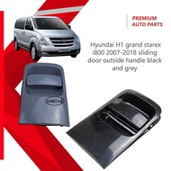 Xuming Hyundai H1 2007 2018 Grand Starex เลื่อนที่จับประตูด้านนอกสีเทาสีดำ