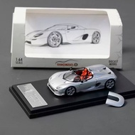 RM 1/64 Koenigsegg CC850 Silver Alloy Diecast Car Model Toy Birthday Gift
