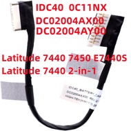 Suitable for Dell Latitude 7440 7450 7440S E7440 Battery Cable Connection Cable 0C11NX