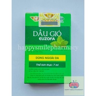 Euzofa wind oil 7 ml - reduces flu, runny nose, stomachache, headaches, dizziness, insect bites