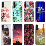 Huawei Nova 5T Printed Case Silicone TPU Soft Cover Huawei Nova5T 5 T Phone Casing