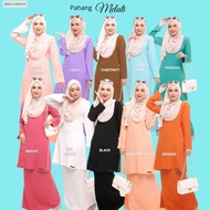VS-07 [Part 6] Kurung Pahang Melati 2.0 S-5XL New Color Baju Kurung Plain Plus Size Baju Raya