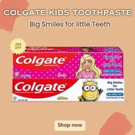 Colgate Kids Toothpaste 40g | Barbie Minions Colgate toothpaste