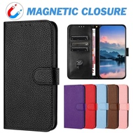 Litchi Pattern Flip Leather Case For Samsung Galaxy A11 A21S A21 A31 A41 A51 A71 4G 5G A81 A91 Card Slot Wallet Book Cover