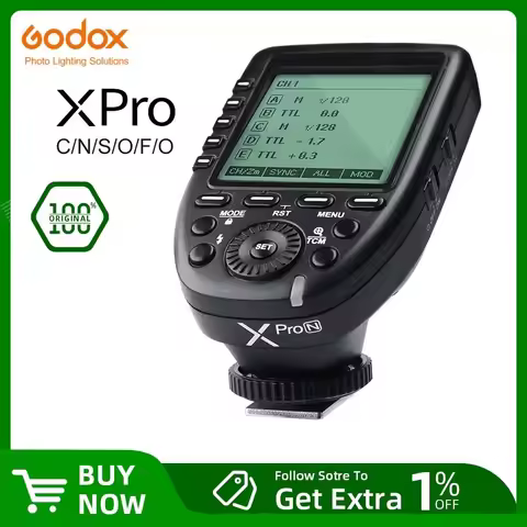 Godox Xpro-C Xpro-S Xpro-N Xpro-F Xpro-O Xpro-P 2.4G TTL Wireless Trigger Transmitter for Canon Sony