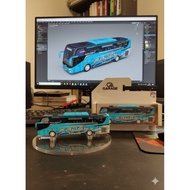 RATU Miniature Bus QUEEN PANDORA Jet Bus 5 MSM ASYROF 1/87 GarasiBis