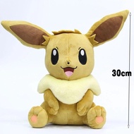Pokemon Eevee Plush Toys 30cm Kawaii Pillow Cartoon Eevee Stuffed Christmas Gifts for Childrens Poké