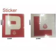 STICKER P STICKER L MOTORCYCLE JPJ STANDARD SIZE