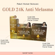 Paket Skincare 24K Gold Anti Melasma Thailand - Perawatan Flek Wajah
