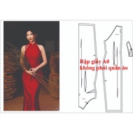 Paper A0 1841 - Slim ankle dress