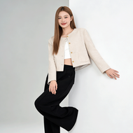 Thesummernade Jolin Blazer (ได้เฉพาะเสื้อเบลเซอร์)Blazer สไตล์เกาหลี เสื้อครอปเบเซอร์